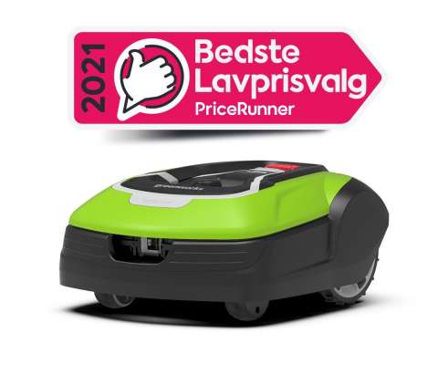 Grøn Greenworks Optimow Robot Plæneklipper 1000m2 - Robotplæneklipper  - 6952909021553